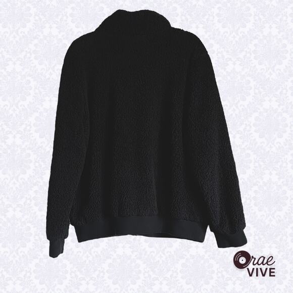 Free Country Women's Black Butter Pile Sherpa Full Zip Jacket XXL - Picture 3 of 8